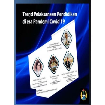 Trend Pembelajaran di Era Pandemi Covid 19 