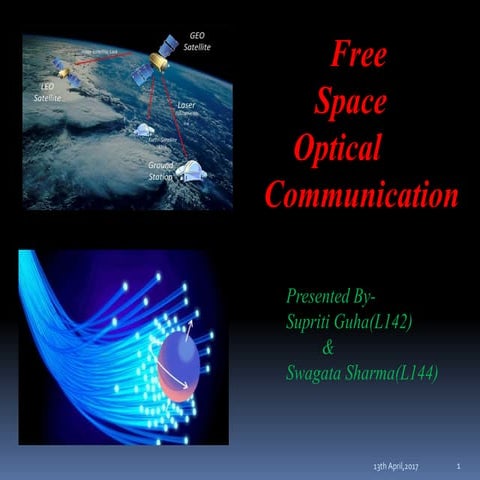 Optical Fibre Communication Presentation