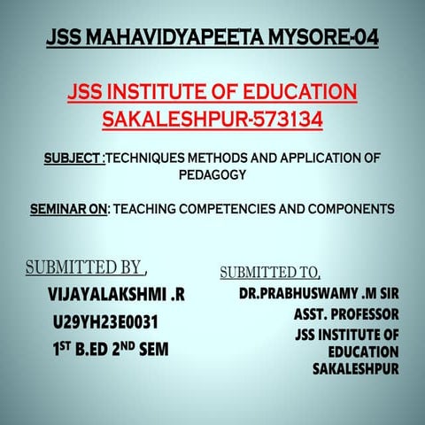 Technique method approaches  and pedagogy