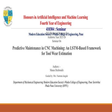 A study of Machine Learning approach for Predictive Maintenance in ...