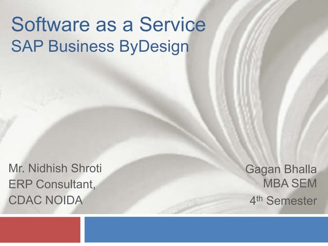 Software as a Service