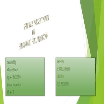 ELECTRONIC FUEL INJECTOR