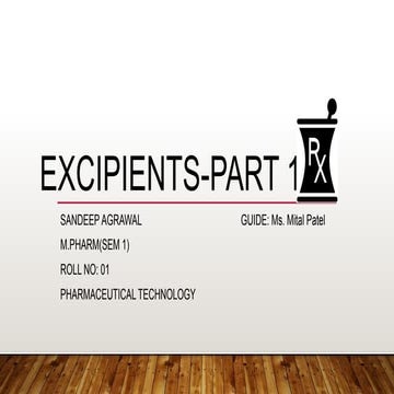 Excipients: Cyclodextrins and ion exchange resins