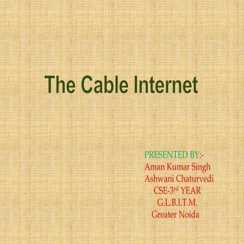 Cable Internet