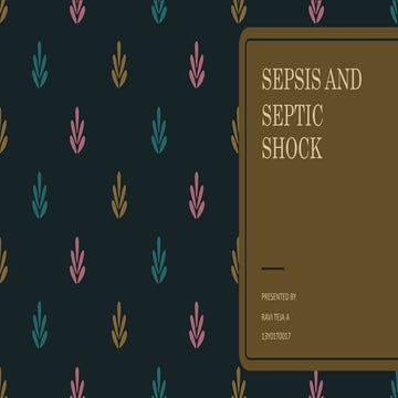 Sepsis and Septic shock 