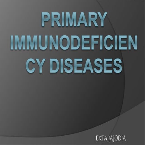 Seminar primary immunodeficiency syndrome