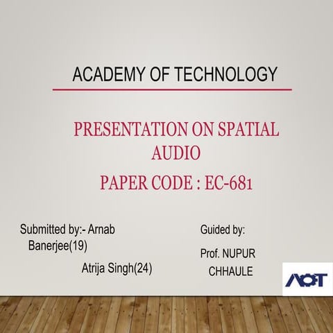 Spatial Audio