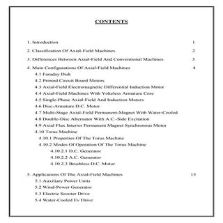 Seminar report on axial field elect...