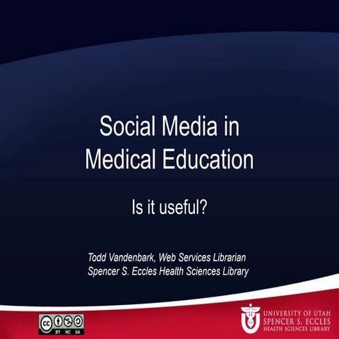 Social Media in Medical Education