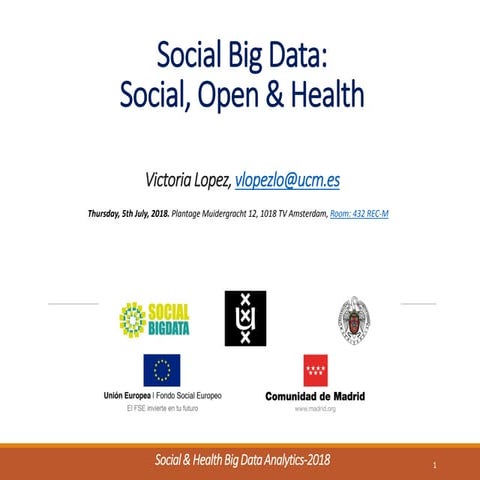 Seminar UvA  2018- socialbigdata