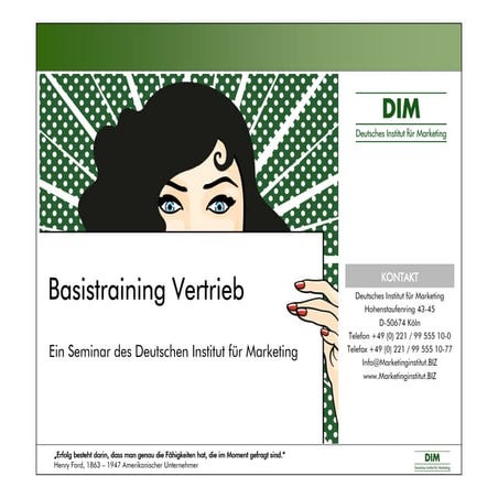 Seminar Vertrieb | DIM