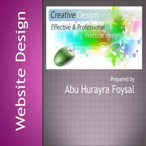 Seminar of website design