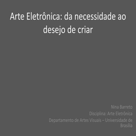 Seminário arte eletrônica   pdf
