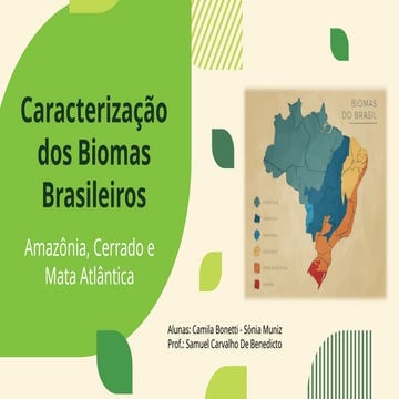 Aula sobre Biomas do Brasil e do mundo- slide | PPTX