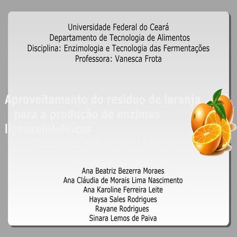 Seminário de enzimologia 