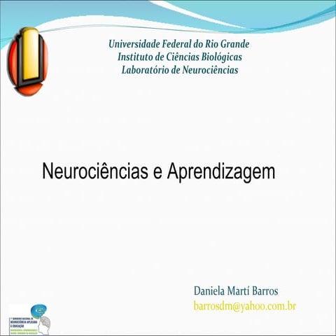 Seminário prof. dra. daniela barros