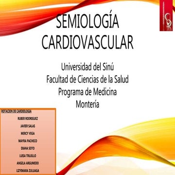 SEMIOLOGIA CARDIACA