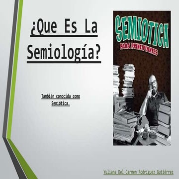 Semiología o Semántica