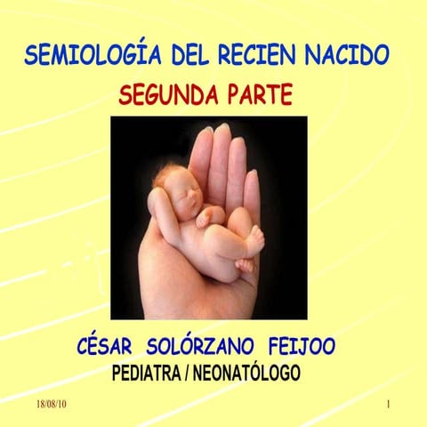 Semiología del neonato - Document Preview