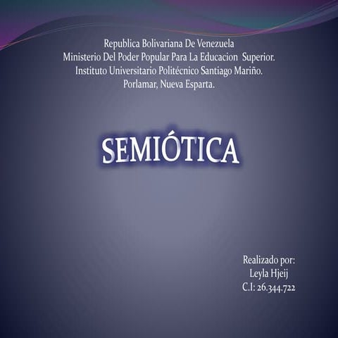 Semiotica