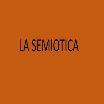 Semiotica