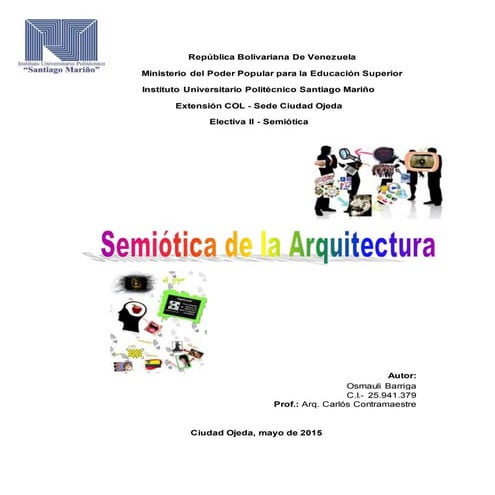 Semiotica de la arquitectura - osmauli