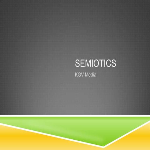 Semiotics