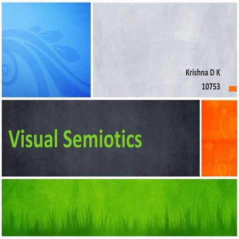 VISUAL SEMIOTICS AND CULTURAL CRITICISM 