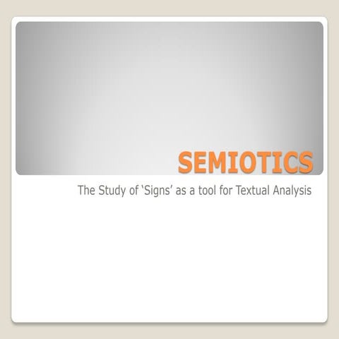 Semiotics 