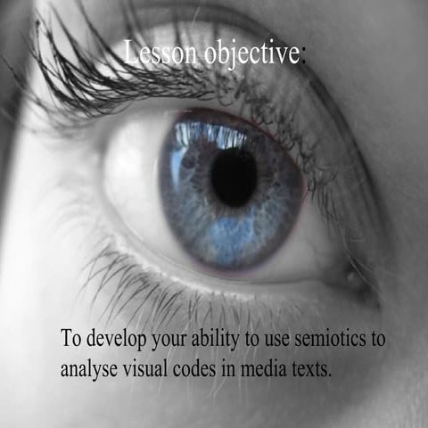 Lesson on Symbolic Codes for Media Information and Literacy | PPTX