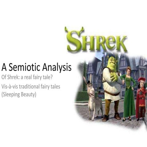 Semiotics Shrek The Movie