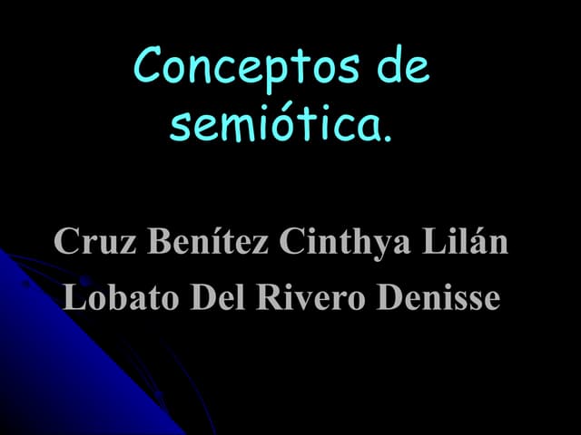 Semiótica PPT