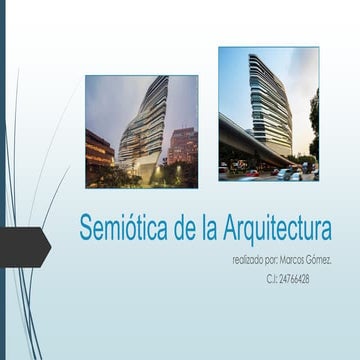 Semiótica de la arquitectura marcosgomez