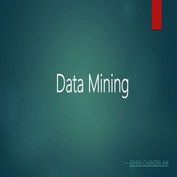 Data Mining Technique - SEMMA