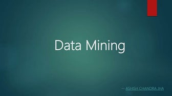 Data Mining Technique - SEMMA