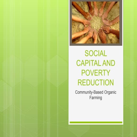 Social Capital and Poverty Reduction : Community-Based organic farming ...