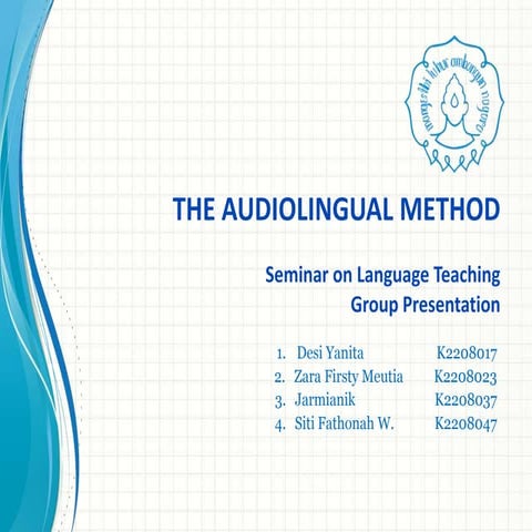 Seminar on Language Teaching-ALM