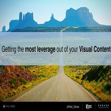 EngagePDX Leverage your visual content to the MAX