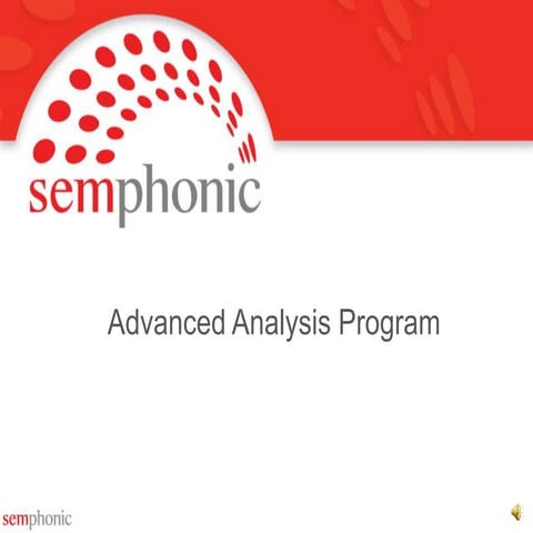 Advanced Analysis Presentation