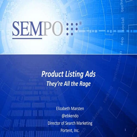 SEMPO Webinar AdWords PLAs 2013