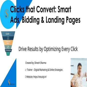 Clicks That Convert: Smart Ads & Bidding Tactics