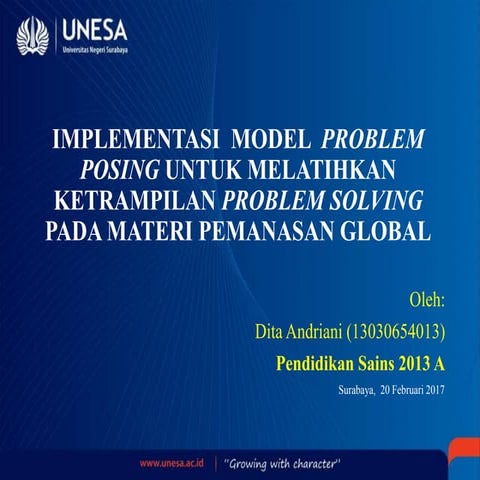 Problem solving dan problem posing | DOCX