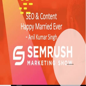 SEO & Content - Happy Married Ever