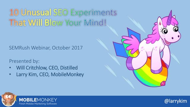 Super League: 10 SEO Experiments That Will Blow Your Mind