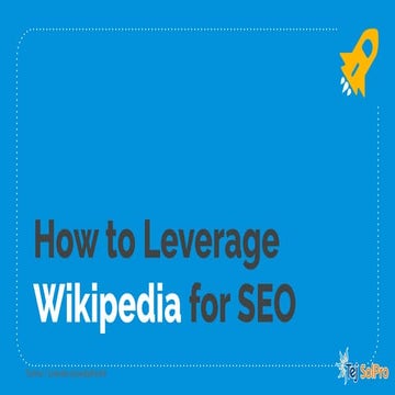 Wikipedia for seo 