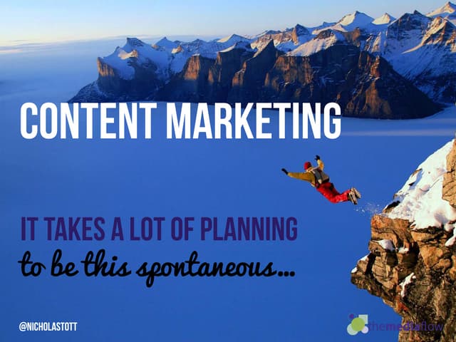 Content Marketing: It takes a lot o...