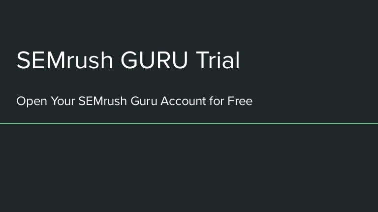 semrush guru