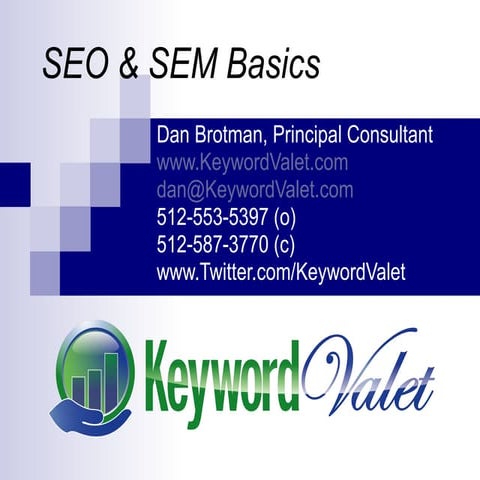 Sem Seo Basics