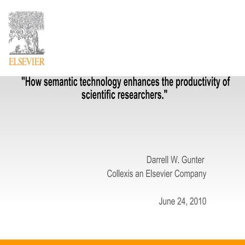 How Semantic Technology Helps Researchers