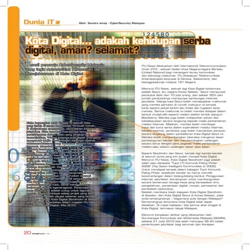 Semuanya Canggih Di Kota Digital